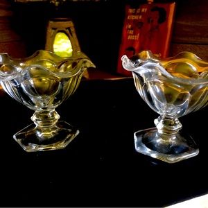 Small gelatin/sherbet/desert tulip glass